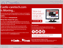 Tablet Screenshot of castle-caretech.com